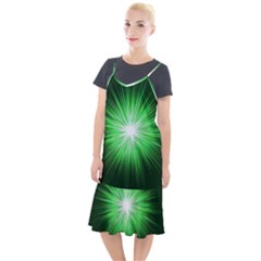 Green Blast Background Camis Fishtail Dress by Mariart