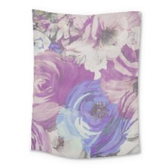 Floral Vintage Wallpaper Pattern Medium Tapestry by Vaneshart