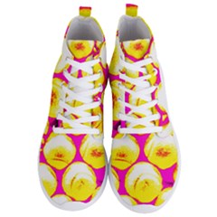 Pop Art Tennis Balls Men s Lightweight High Top Sneakers by essentialimage