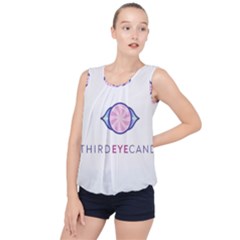 Igpic Bubble Hem Chiffon Tank Top by thirdeyecandy