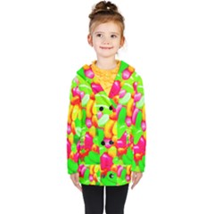 Vibrant Jelly Bean Candy Kids  Double Breasted Button Coat by essentialimage