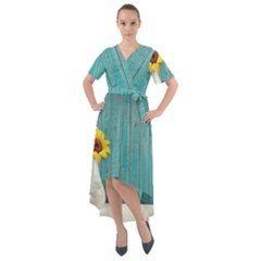 Sun Flower 3292932 960 720 Front Wrap High Low Dress by vintage2030