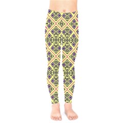 Seamless Wallpaper Geometric Kids  Leggings by Vaneshart