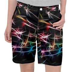 Lights Star Sky Graphic Night Pocket Shorts by HermanTelo