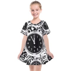 Clock Face 5 Kids  Smock Dress by impacteesstreetwearten