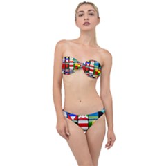 National Flags 1 Classic Bandeau Bikini Set by ArtworkByPatrick