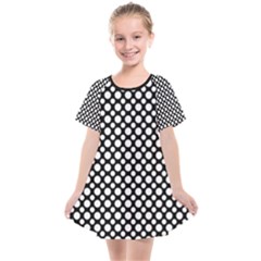 Dot Dots Dotted 2 Black Black Kids  Smock Dress by impacteesstreetwearten