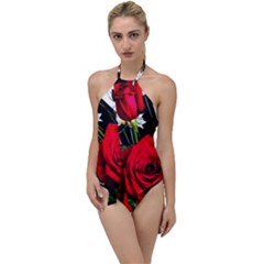 Roses 1 1 Go With The Flow One Piece Swimsuit by bestdesignintheworld