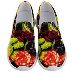 Flowers 1 1 Men s Lightweight Slip Ons by bestdesignintheworld