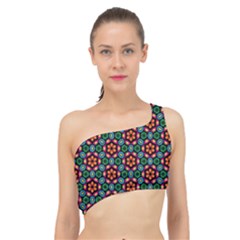 Pattern  Spliced Up Bikini Top  by Sobalvarro