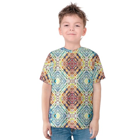 Pattern Kids  Cotton Tee by Sobalvarro