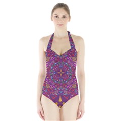 Kaleidoscope  Halter Swimsuit by Sobalvarro