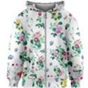 Leaves Kids  Zipper Hoodie Without Drawstring View1