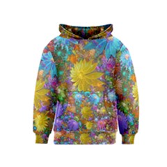 Apo Flower Power  Kids  Pullover Hoodie by WolfepawFractals