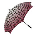 Retro Girl Daisy Chain Pattern Golf Umbrellas View2