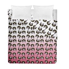 Retro Girl Daisy Chain Pattern Duvet Cover Double Side (full/ Double Size) by snowwhitegirl