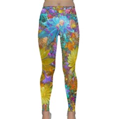 Apo Flower Power Classic Yoga Leggings by WolfepawFractals