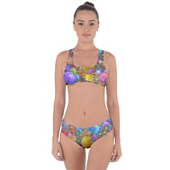 Apo Flower Power Criss Cross Bikini Set by WolfepawFractals