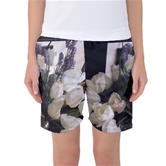 Tulips 1 1 Women s Basketball Shorts by bestdesignintheworld