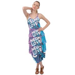 Neon Love Back Neon Love Front Layered Bottom Dress by Lovemore