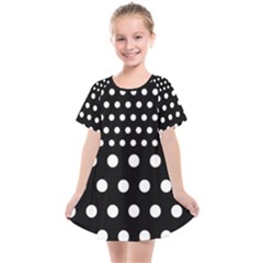 Polka Dots Two Times 11 Black Kids  Smock Dress by impacteesstreetwearten