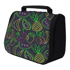 Neon Fruit Seamless Pattern Full Print Travel Pouch (small) by Vaneshart