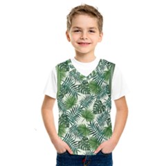 Leaves Tropical Wallpaper Foliage Kids  Sportswear by Vaneshart