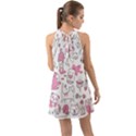 Set Kawaii Doodles Halter Tie Back Chiffon Dress View2