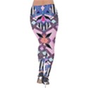 Marble Texture Print Fashion Style Patternbank Vasare Nar Abstract Trend Style Geometric Velvet Leggings View2