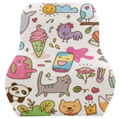 Set Kawaii Doodles Car Seat Back Cushion  by Vaneshart