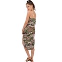 Fabric Camo Protective Waist Tie Cover Up Chiffon Dress View2