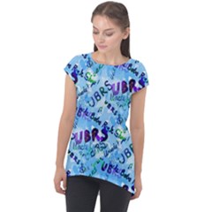 Ubrs Cap Sleeve High Low Top by Rokinart