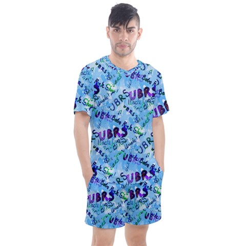 Ubrs Men s Mesh Tee And Shorts Set by Rokinart