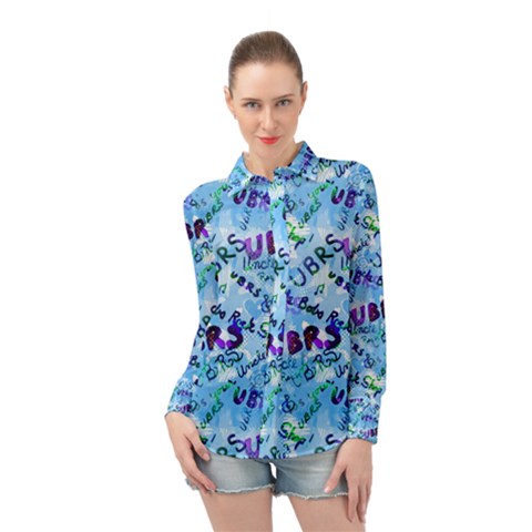 Ubrs Long Sleeve Chiffon Shirt by Rokinart