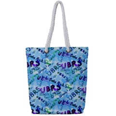 Ubrs Full Print Rope Handle Tote (small) by Rokinart