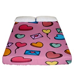 Candy Pattern Fitted Sheet (king Size) by Sobalvarro