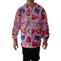 Candy Pattern Kids  Hooded Windbreaker View1