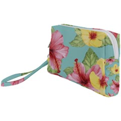 Hibiscus Wristlet Pouch Bag (small) by Sobalvarro