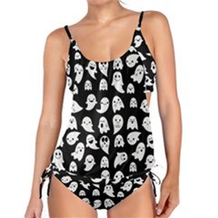 Cute Kawaii Ghost Pattern Tankini Set by Valentinaart