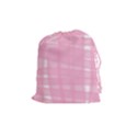 Pink Ribbon Drawstring Pouch (Medium) View1