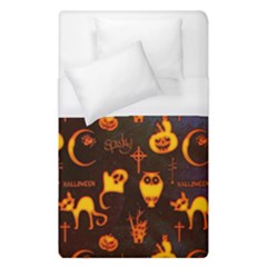 Funny Halloween Design Duvet Cover (single Size) by FantasyWorld7