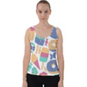 Icecream Pattern Pastel Sumer Velvet Tank Top View1