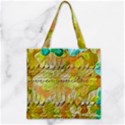 Texture Abstract Background Colors Zipper Grocery Tote Bag View2