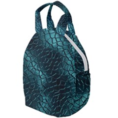 Texture Glass Network Glass Blue Travel Backpacks by Vaneshart