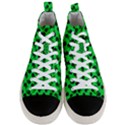 Black Rose Green Men s Mid-Top Canvas Sneakers View1