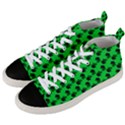 Black Rose Green Men s Mid-Top Canvas Sneakers View2