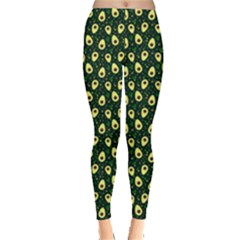 Avocado Fruit Leggings Green by trulycreative