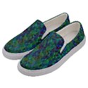 Essence of a Peacock Men s Canvas Slip Ons View2