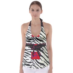 Striped By Traci K Babydoll Tankini Top by tracikcollection