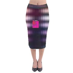 Aquarium By Traci K Velvet Midi Pencil Skirt by tracikcollection